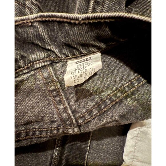 Vtg Levis 560 Black Jeans Womens 12 Reg 27" Denim Pants 1997 0897 Y2K - Picture 5 of 10